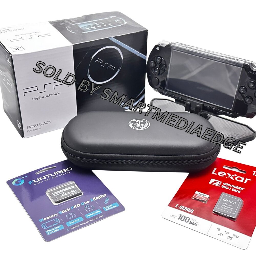 Sony PSP 3000 Gaming Bundle (Piano Black)